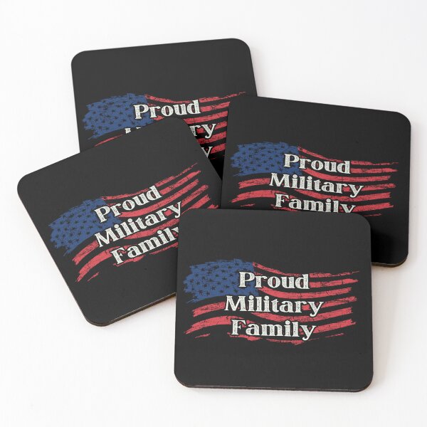 Item preview, Proud Military Family | Patriotic American Flag Design | Distressed Militarycore designed and sold by ASeasonalFlair.