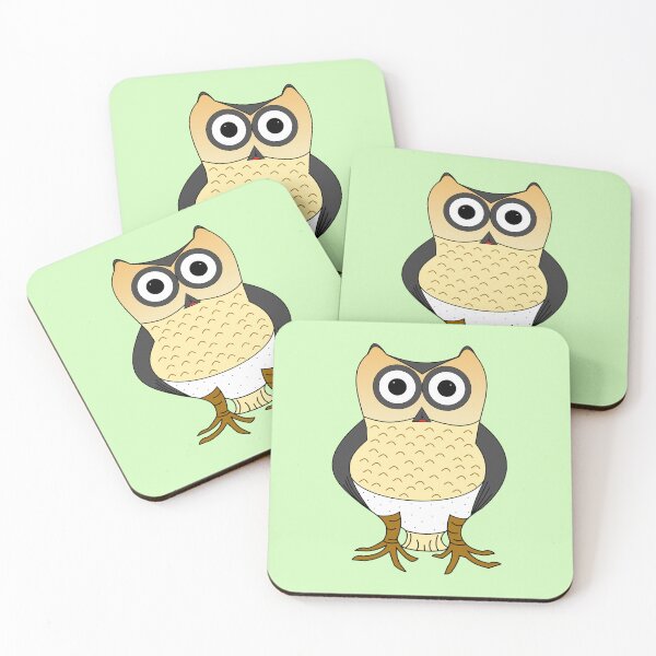 Item preview, Hand drawn coloured owl designed and sold by cteecreative.