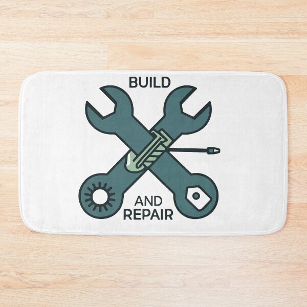 Item preview, Build and Repair - Industrial Technician Tools Emblem designed and sold by NiftyWrx.