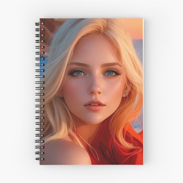 Item preview, beautiful and feminine blonde woman face summer style designed and sold by Carlos Gudino.