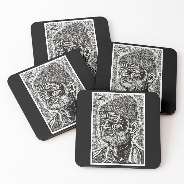 Item preview, Steve Zissou Linocut designed and sold by hodgepodgehoney.