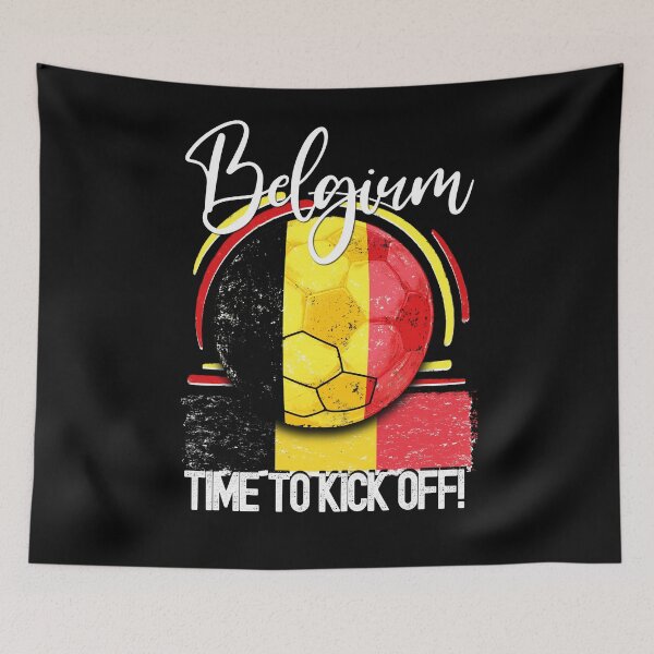 Item preview, Belgian Football Time to Kick Off, Vintage Soccer designed and sold by orangeblue21.