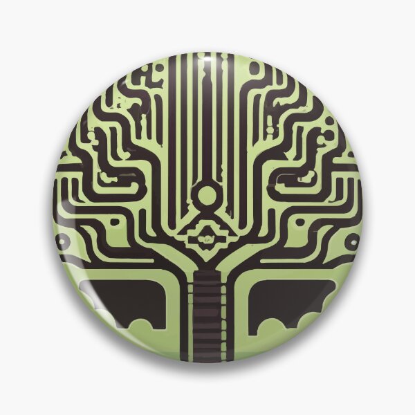 Item preview, Calming Circuit Tree Abstract Design designed and sold by NiftyWrx.