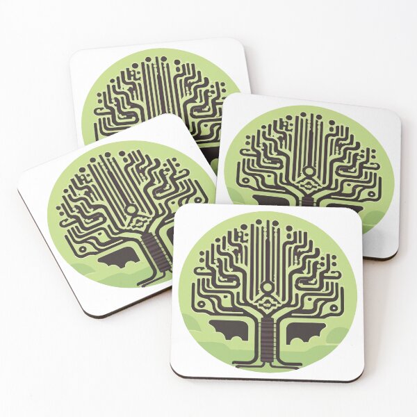 Item preview, Calming Circuit Tree Abstract Design designed and sold by NiftyWrx.