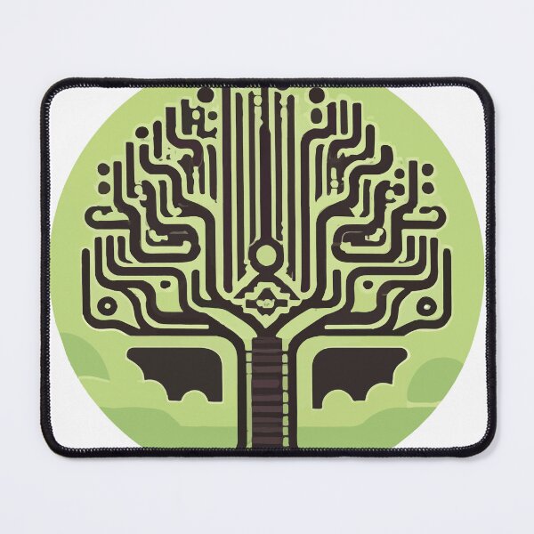 Item preview, Calming Circuit Tree Abstract Design designed and sold by NiftyWrx.