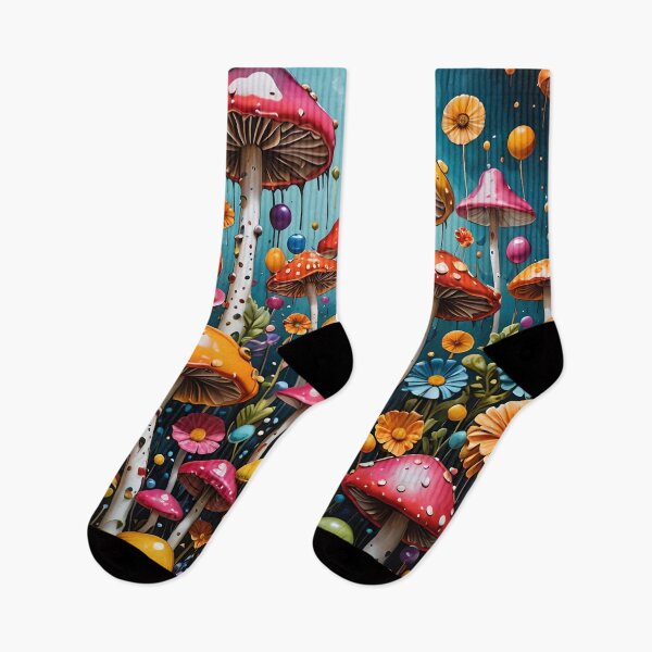 Item preview, Mushrooms: Vibrant Fungi Fantasia 020 designed and sold by REALDesign-Shop.