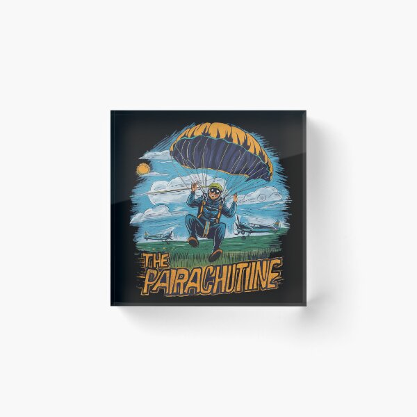 Aperçu de l'œuvre Saut en parachute, parachutiste créée et vendue par desinganddecor.