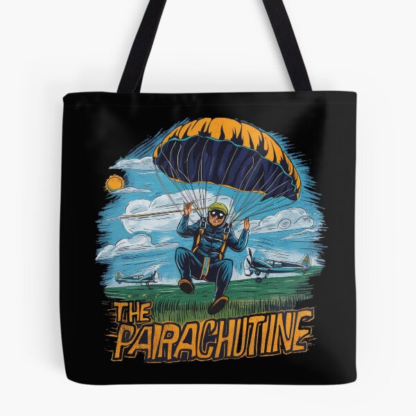 Aperçu de l'œuvre Saut en parachute, parachutiste créée et vendue par desinganddecor.