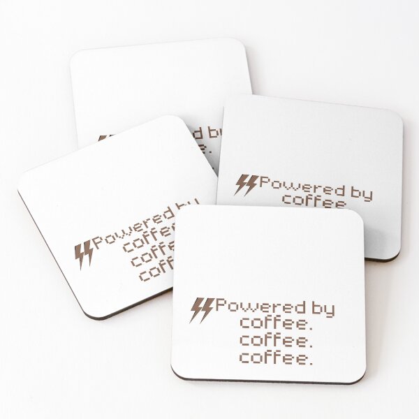 Item preview, Powered by coffee I Funny Quotes iPhone Case Phone Case designed and sold by Sshmorr.