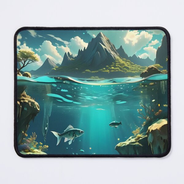 Item preview, Paradise underwater and aerial landscape designed and sold by Emile-Sabord.