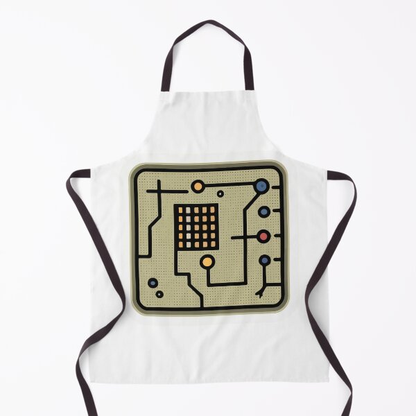 Item preview, Schematic Motherboard Circuit Line Art designed and sold by NiftyWrx.