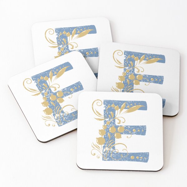 Item preview, E - Vintage Floral Initial Letter designed and sold by Deepness2023.
