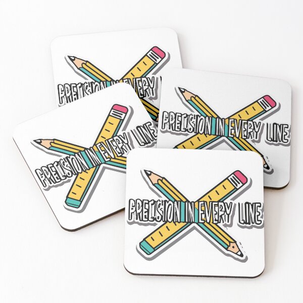 Item preview, Precision in Every Line – Pencil & Ruler Crossed designed and sold by NiftyWrx.
