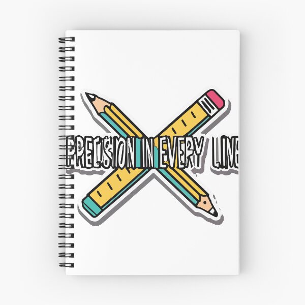 Item preview, Precision in Every Line – Pencil & Ruler Crossed designed and sold by NiftyWrx.