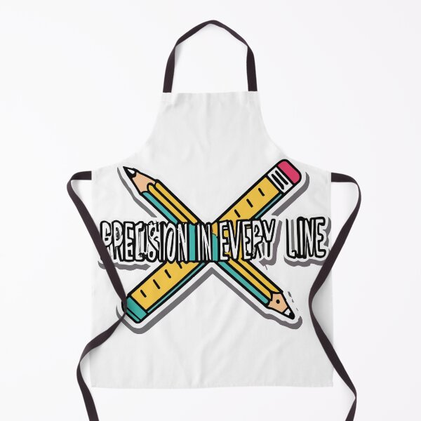 Item preview, Precision in Every Line – Pencil & Ruler Crossed designed and sold by NiftyWrx.