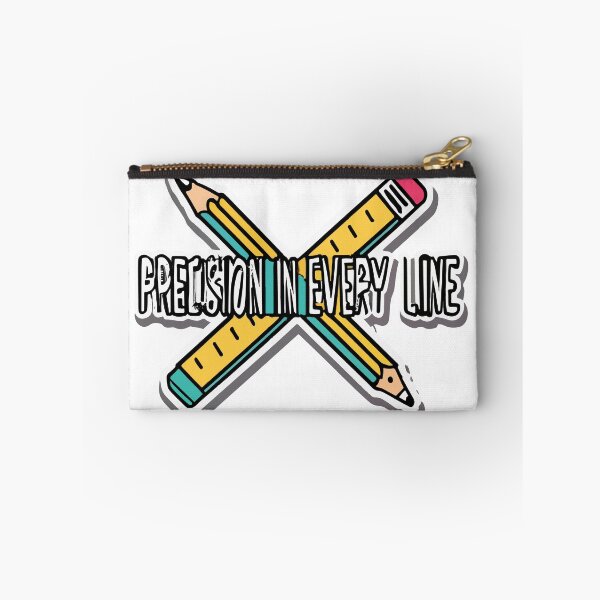 Item preview, Precision in Every Line – Pencil & Ruler Crossed designed and sold by NiftyWrx.