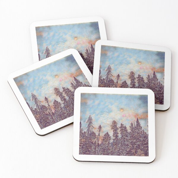 Item preview, Moonlit Treetops At Twilight designed and sold by MicheleWelHoBo.