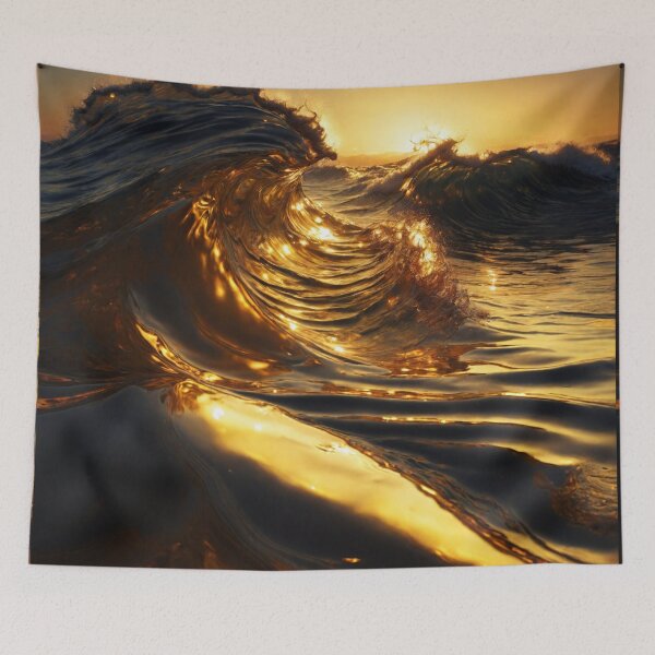 Item preview, Golden Waves designed and sold by Sadia  Jannat.