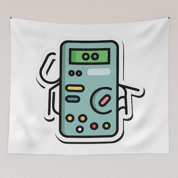 Item preview, Modern Digital Multimeter Graphic designed and sold by NiftyWrx.