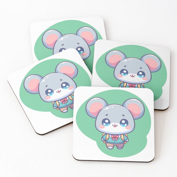 Item preview, Kawaii School Mouse 2 designed and sold by BassHeadMomma.