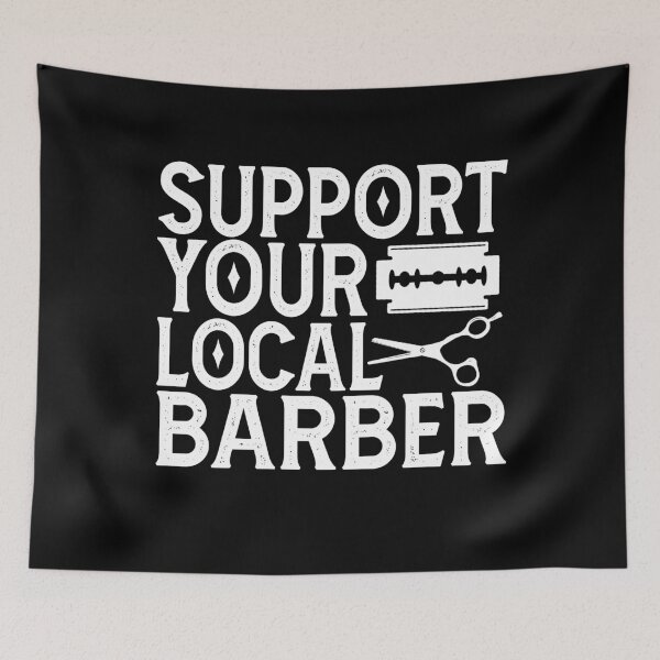 Item preview, Support Your Local Barber 2024 designed and sold by HappyArts90.