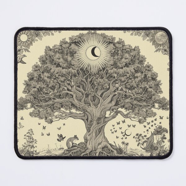 Item preview, Tree of life mandala tree designed and sold by Szkicerka.