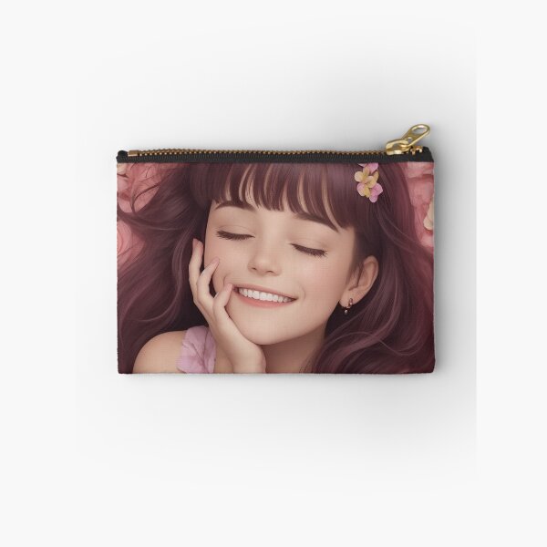 Item preview, happy teenager girl in a rose forest summer style designed and sold by Carlos Gudino.