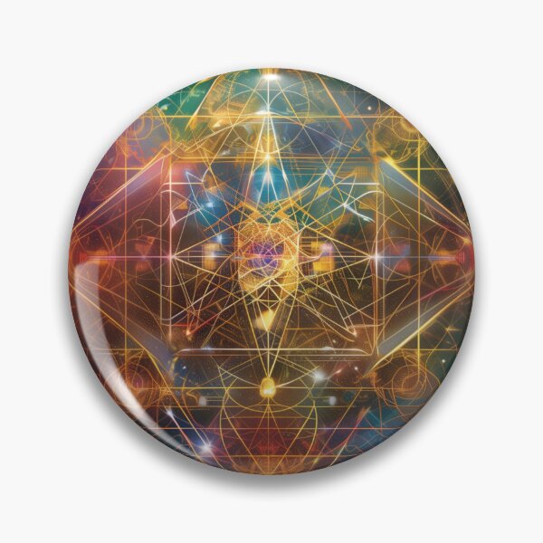 Item preview, Sacred Geometry Abstract Art designed and sold by Obsidian Ink by Wilshire.