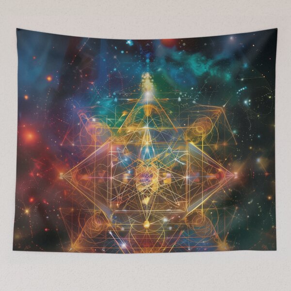 Item preview, Sacred Geometry Abstract Art designed and sold by Obsidian Ink by Wilshire.