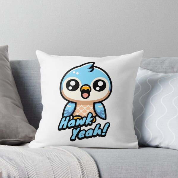 Item preview, Hawk Yeah! Cute Hawk Pun designed and sold by PMCreative.