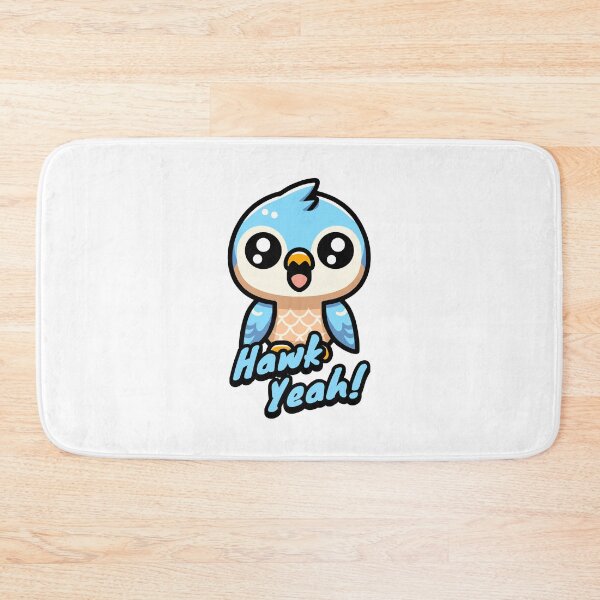 Item preview, Hawk Yeah! Cute Hawk Pun designed and sold by PMCreative.