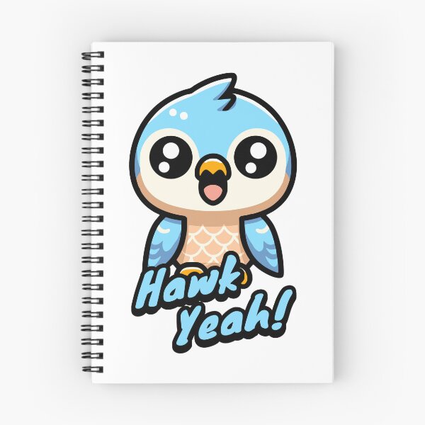 Item preview, Hawk Yeah! Cute Hawk Pun designed and sold by PMCreative.