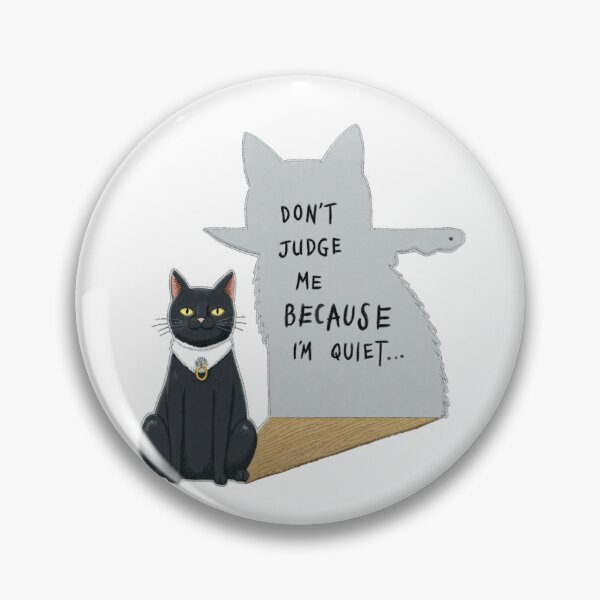 Item preview, Innocent cat with clear message  designed and sold by Coollzone.