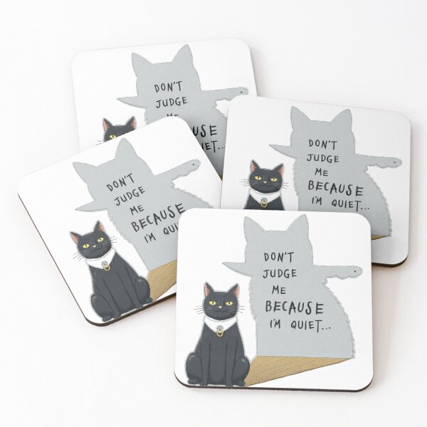 Item preview, Innocent cat with clear message  designed and sold by Coollzone.
