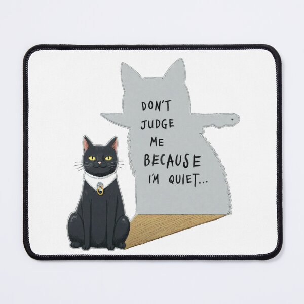 Item preview, Innocent cat with clear message  designed and sold by Coollzone.