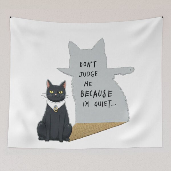 Item preview, Innocent cat with clear message  designed and sold by Coollzone.