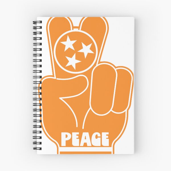 Item preview, Peace Hand Tennessee Orange & White designed and sold by Sidebarstudio.