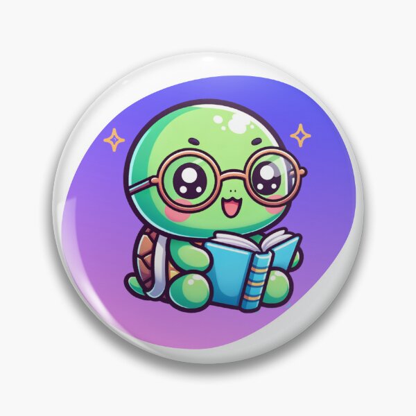 Item preview, Kawaii School Turtle designed and sold by BassHeadMomma.