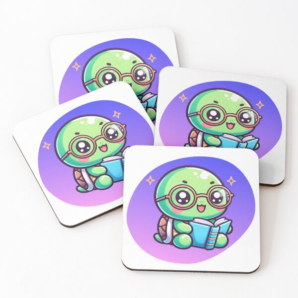 Item preview, Kawaii School Turtle designed and sold by BassHeadMomma.