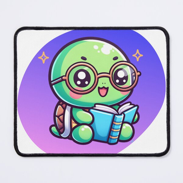 Item preview, Kawaii School Turtle designed and sold by BassHeadMomma.