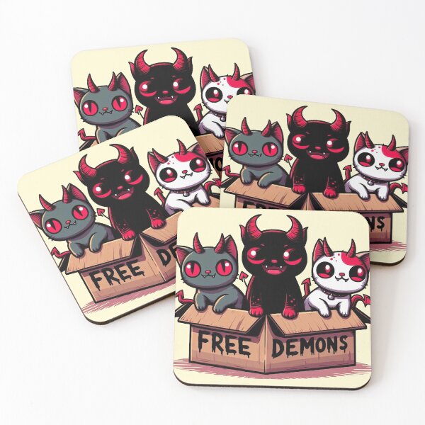 Item preview, Free Demon Kittens designed and sold by Vkinsify.