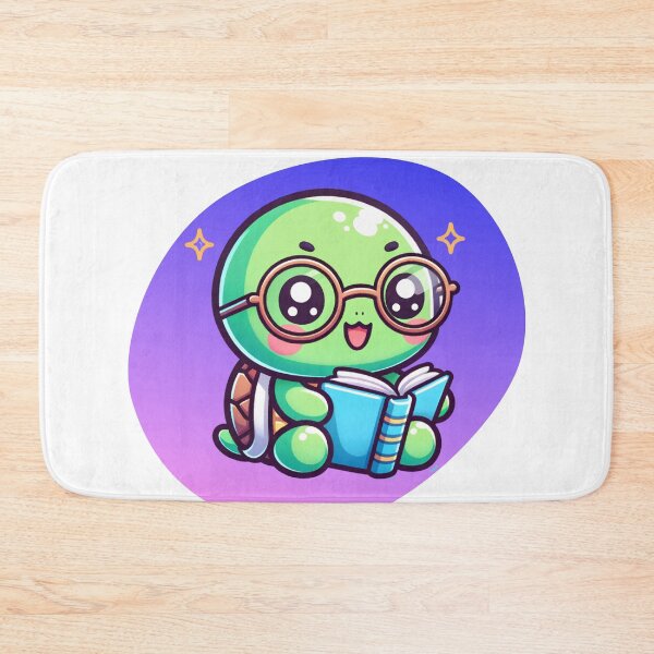 Item preview, Kawaii School Turtle designed and sold by BassHeadMomma.