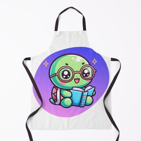 Item preview, Kawaii School Turtle designed and sold by BassHeadMomma.