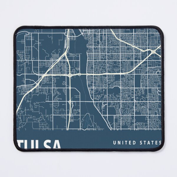 Item preview, Tulsa Blueprint City Map designed and sold by Peek-Designs.
