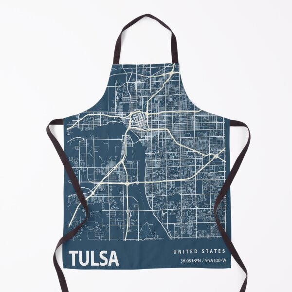 Item preview, Tulsa Blueprint City Map designed and sold by Peek-Designs.