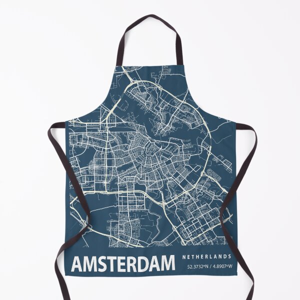 Item preview, Amsterdam Blueprint City Map designed and sold by Peek-Designs.