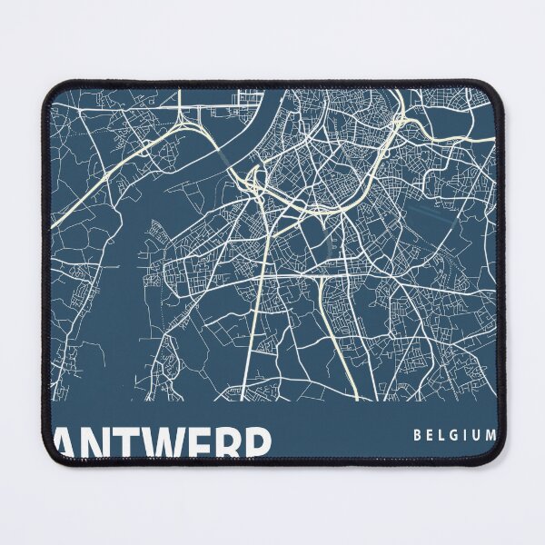 Item preview, Antwerp Blueprint City Map designed and sold by Peek-Designs.