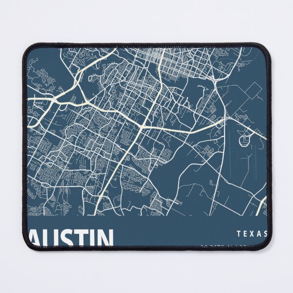 Item preview, Austin Blueprint City Map designed and sold by Peek-Designs.