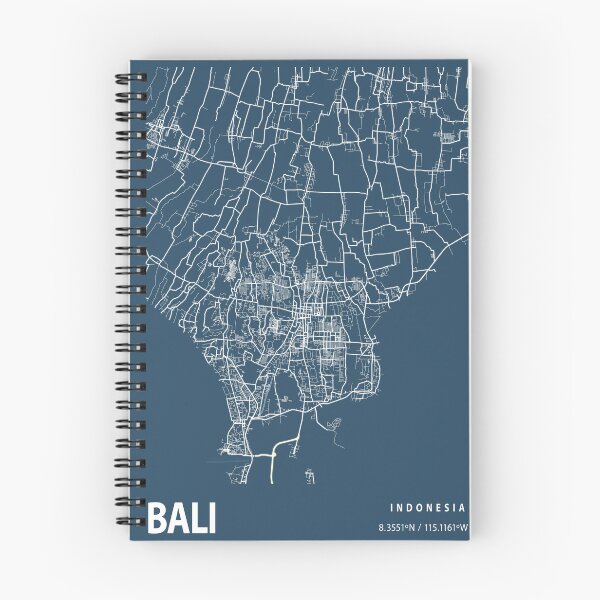 Item preview, Bali Blueprint City Map designed and sold by Peek-Designs.