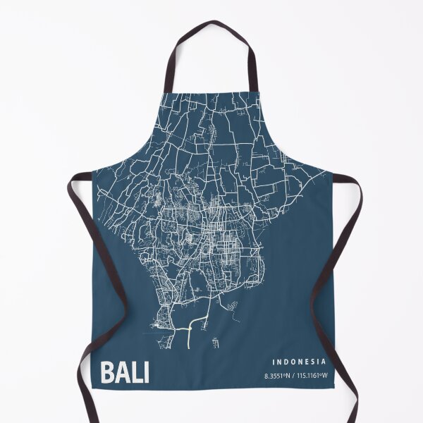 Item preview, Bali Blueprint City Map designed and sold by Peek-Designs.